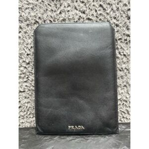 Prada Milano iPad Mini Case Saffiano Leather Black 6‎ x 8